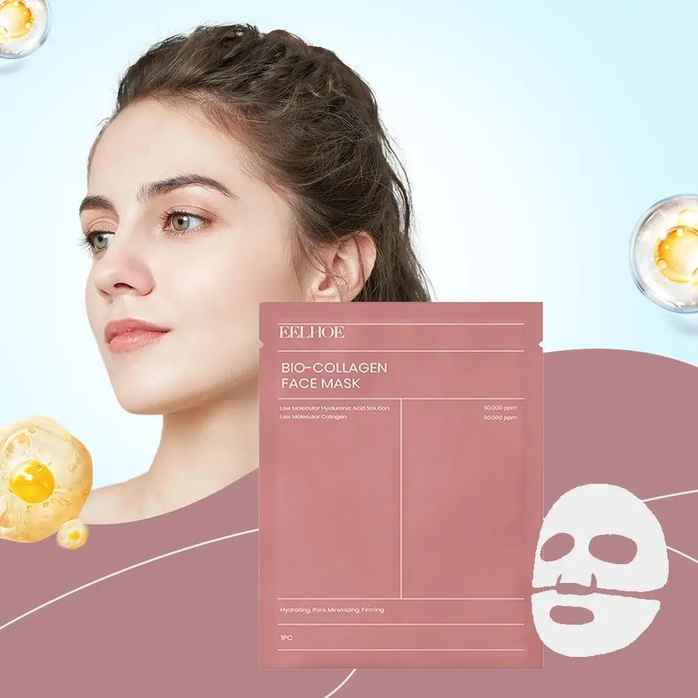 Bio Collagen Overnight Face Mask Deep Hydrating Pore Shrinking Moisturizing Refreshing Brightening Skin Care