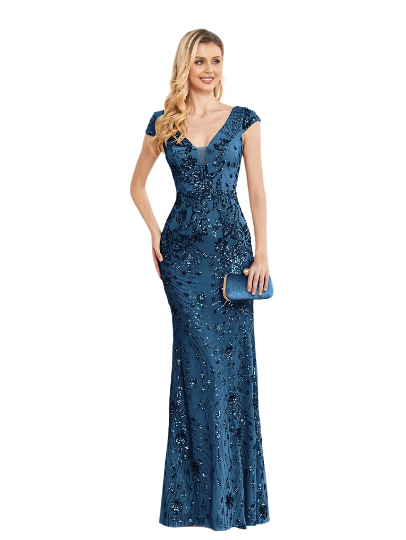 Elegant  Sequin Evening Dress 2024 For Women