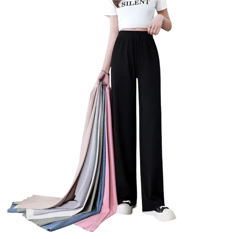 Camilia silk wide pants