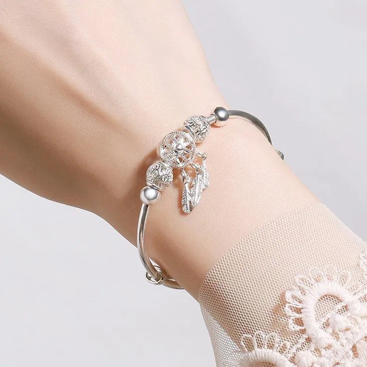 Amazing Silver Bangles for Women Short Cuff Bracelets with Eye Catching Designs